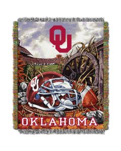 The Northwest Company Oklahoma College "Home Field Advantage" 48x60 Tapestry Throw