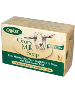 Canus Goat's Milk Bar Soap Fragrance Free - 5 oz