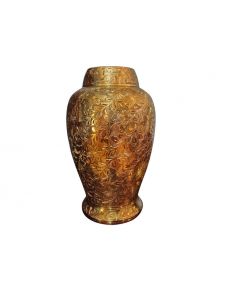 Urnporium New Pleasant Solace Adult Brass Funeral & Cemetery-Cremation Urns for Ashes
