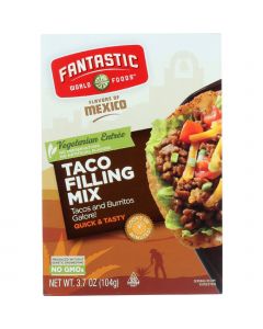 Fantastic World Foods Mix - Taco Filling - 3.7 oz - case of 6