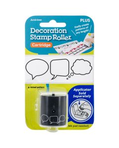 Plus Corporation Decoration Stamp Roller-Speech Bubble