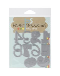 Paper Smooches Die-Numbers