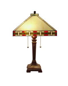 Warehouse of Tiffany Tiffany-style Mission-style Table Lamp