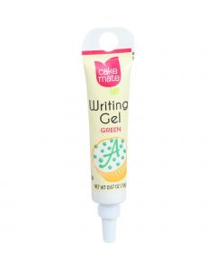 Cake Mate Decorating Gel - Green - .67 oz - Case of 6