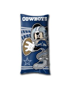 The Northwest Company Cowboys 18"x36" Mickey Juvenile Folded Body Pillow (NFL) - Cowboys 18"x36" Mickey Juvenile Folded Body Pillow (NFL)