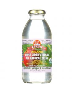 Bragg Apple Cider Vinegar Drink - Organic - Sweet Stevia - 16 oz - case of 12