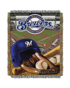 The Northwest Company Brewers  "Home Field Advantage" 48x60 Tapestry Throw