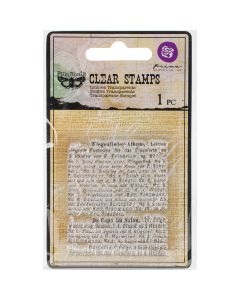 Prima Marketing Finnabair Clear Stamp 2.2"X2.5"-Read To Me