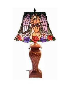 Warehouse of Tiffany Tiffany-style AngelTable Lamp