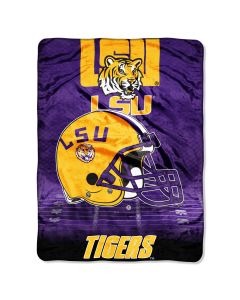 The Northwest Company LSU College "Overtime" 60x80 Micro Raschel Throw