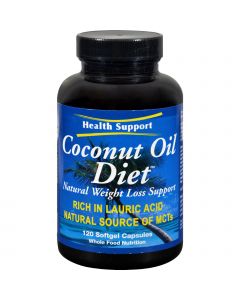 Health Support Coconut Oil Diet - 120 Softgels