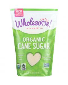 Wholesome Sweeteners Sugar - Organic - Cane - Fair Trade - 2 lb - case of 12
