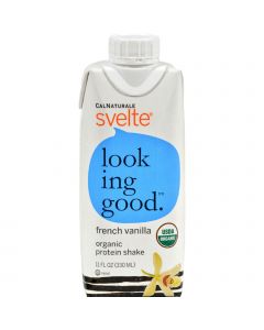 Svelte Protein Shake - Organic French Vanilla - 11 oz - Case of 8