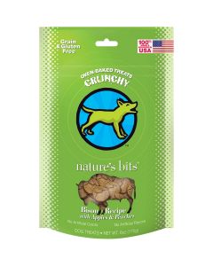 MultiPet Nature's Bits Dog Treats 6oz-Bison Crunchy