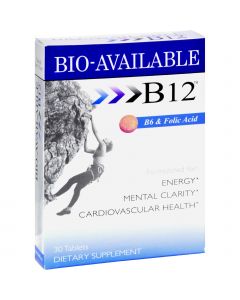 Heaven Sent Sublingual B12 with B6 and Folic Acid - 30 Tablets