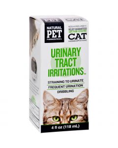 King Bio Homeopathic Natural Pet Cat - Urinary Tract Irritations - 4 oz