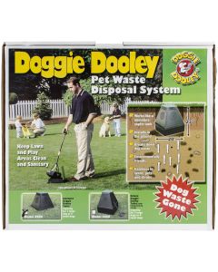 Hueter Toledo Doggie Dooley In-Ground Dog Waste Toilet 23"x20"x20"-23x20x20