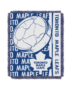 The Northwest Company Maple Leafs  48x60 Triple Woven Jacquard Throw - Double Play Series