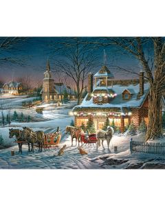 White Mountain Puzzles Jigsaw Puzzle Terry Redlin 1000 Pieces 24"X30"-Evening Rehearsal