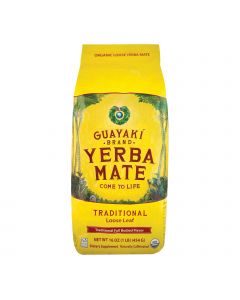 Guayaki Organic Yerba Mate - Traditional - Case of 6 - 16 oz.