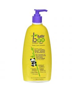 Boo Bamboo Baby Wash and Shampoo - Squeaky Clean - 18.6 fl oz
