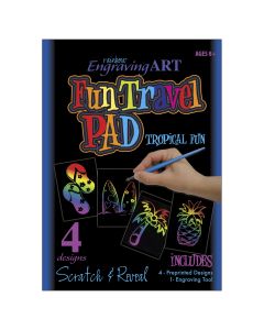 Royal Brush Rainbow Foil Engraving Art Fun Travel Pads-Tropical Fun