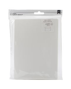 American Crafts A7 Envelopes (5.25"X7.25") 25/Pkg-Ivory - American Crafts A7 Envelopes (5.25"X7.25") 25/Pkg-Ivory