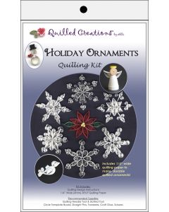Quilled Creations Quilling Kit-Holiday Ornaments