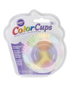 Wilton ColorCup Standard Baking Cups-Watercolor 36/Pkg