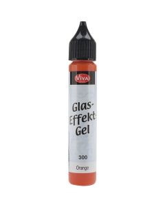 Viva Decor Glass Effect Gel 25ml-Orange