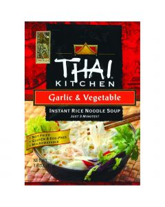 Thai Kitchen Instant Rice Noodle Soup - Garlic and Vegetable - Mild - 1.6 oz - Case of 6