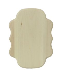 Walnut Hollow Basswood Thin Plaque-Monogram 5"X7"X.31"