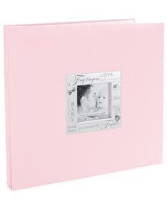 MBI Expressions Post Bound Album W/Window 12"X12"-Baby - Pink