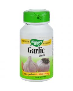 Nature's Way Garlic Bulb - 100 Capsules