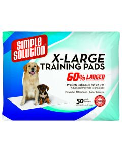 Simple Solution Training Pads 50 count Extra Large 28" x 30" x 0.1"