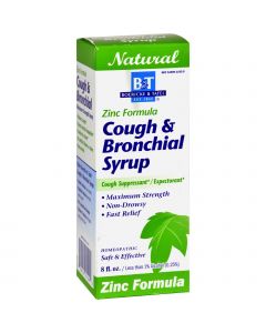 Boericke and Tafel Cough And Bronchial Syrup With Zinc - 8 fl oz
