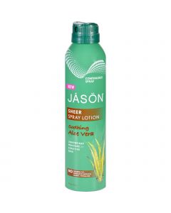 Jason Natural Products Spray Lotion - Sheer - Soothing Aloe Vera - 6 oz