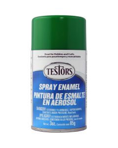 Testors Spray Enamel 3oz-Gloss Green