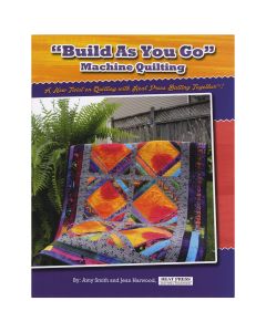 Heat Press Batting Together Book-Build As You Go Machine Quilting