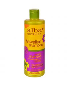 Alba Botanica Hawaiian Natural Shampoo Colorific Plumeria - 12 fl oz