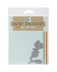 Paper Smooches Die-Love Word