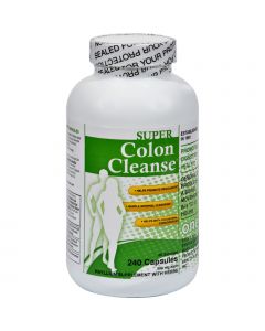 Health Plus Super Colon Cleanse - 500 mg - 240 Capsules