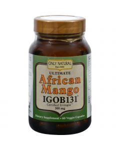 Only Natural African Mango - 300 mg - 60 Vegetarian capsules