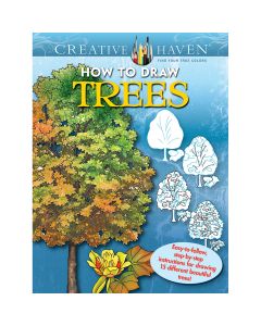 NEW! Dover Publications-Creative Haven: How To Draw Trees