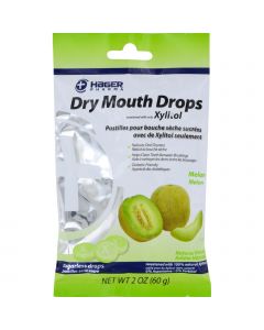 Hager Pharma Dry Mouth Drops - Melon - 2 oz