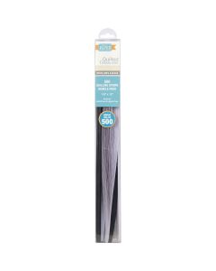 3 Birds Quilling Paper .125" 500/Pkg-Black, White, & Grey