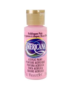 Deco Art Americana Acrylic Paint 2oz-Bubblegum Pink - Opaque