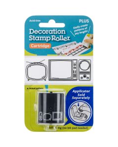 Plus Corporation Decoration Stamp Roller-Televisions