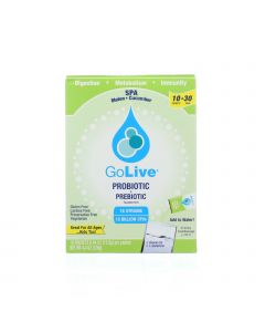 Golive Probiotic Products Probiotic and Prebiotic - Flavored Packets - Spa Melon Cucumber - 10/.47oz - 1 each