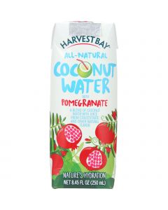 Harvest Bay Coconut Water - Pomegranate - 8.45 oz - case of 12